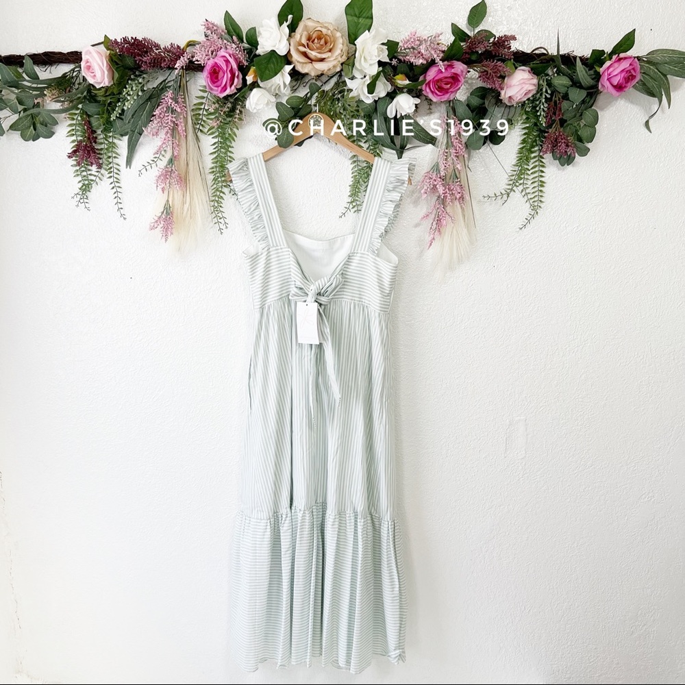 Gal Meets Glam Jasmine Mint Maxi Dress - Picture 9 of 9